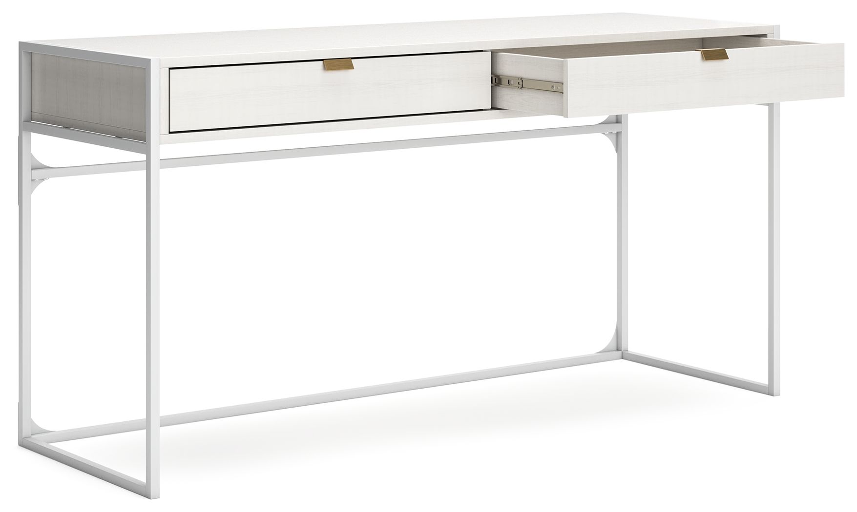 Signature Design by Ashley® Deznee - White - 60" Home Office Desk | Meri Furniture