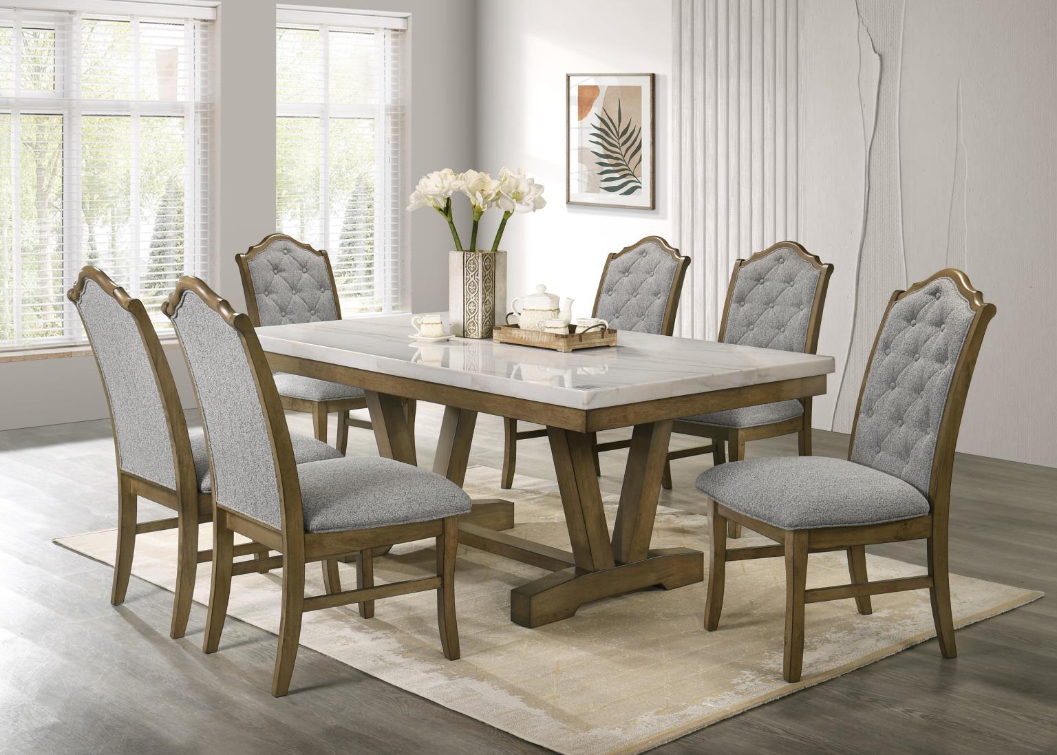 D074 - Dining Chair (Set of 2) - Dark Dry Brush