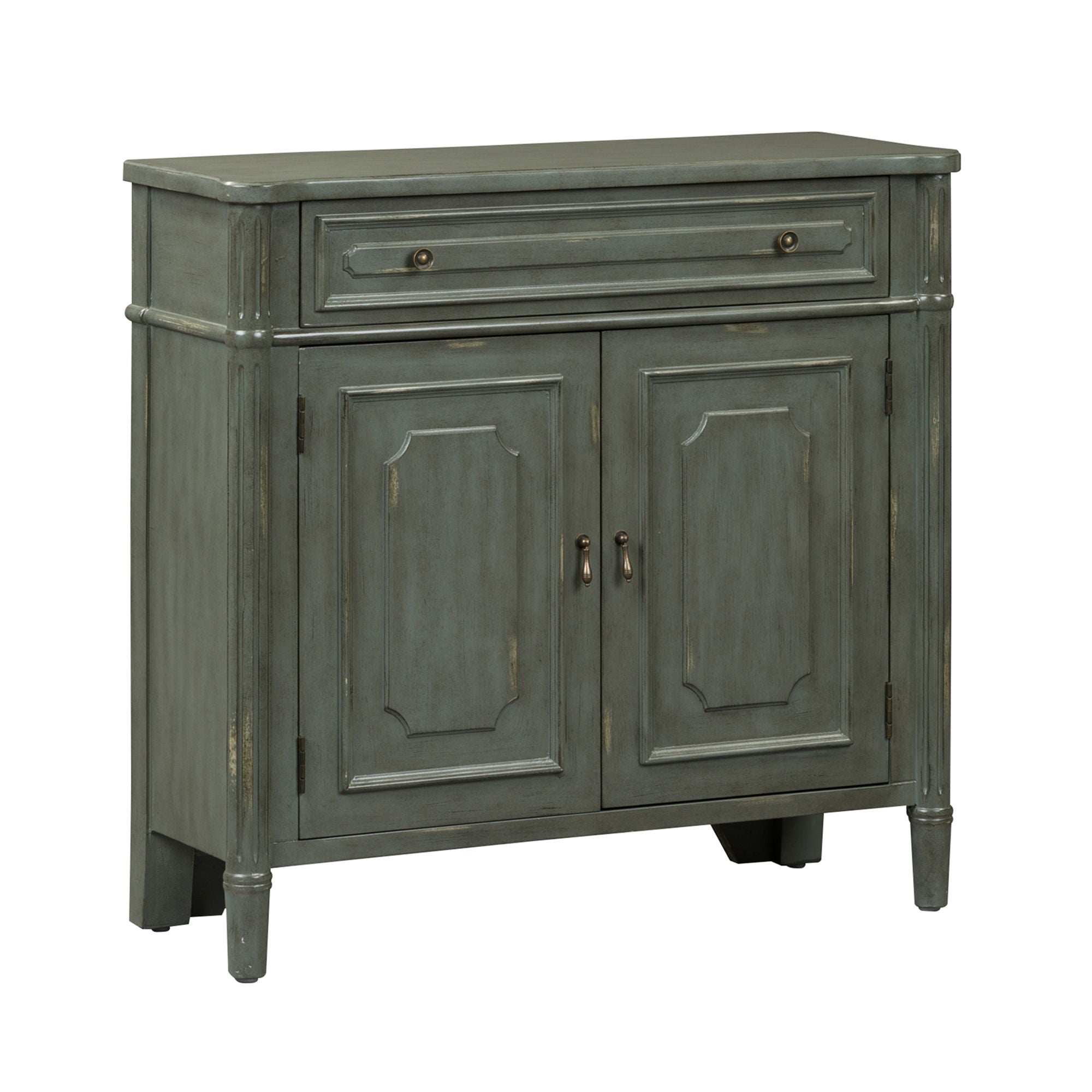 Liberty Furniture Madison Park - 1 Drawer 2 Door Accent Cabinet - Dark Gray | Meri Furniture