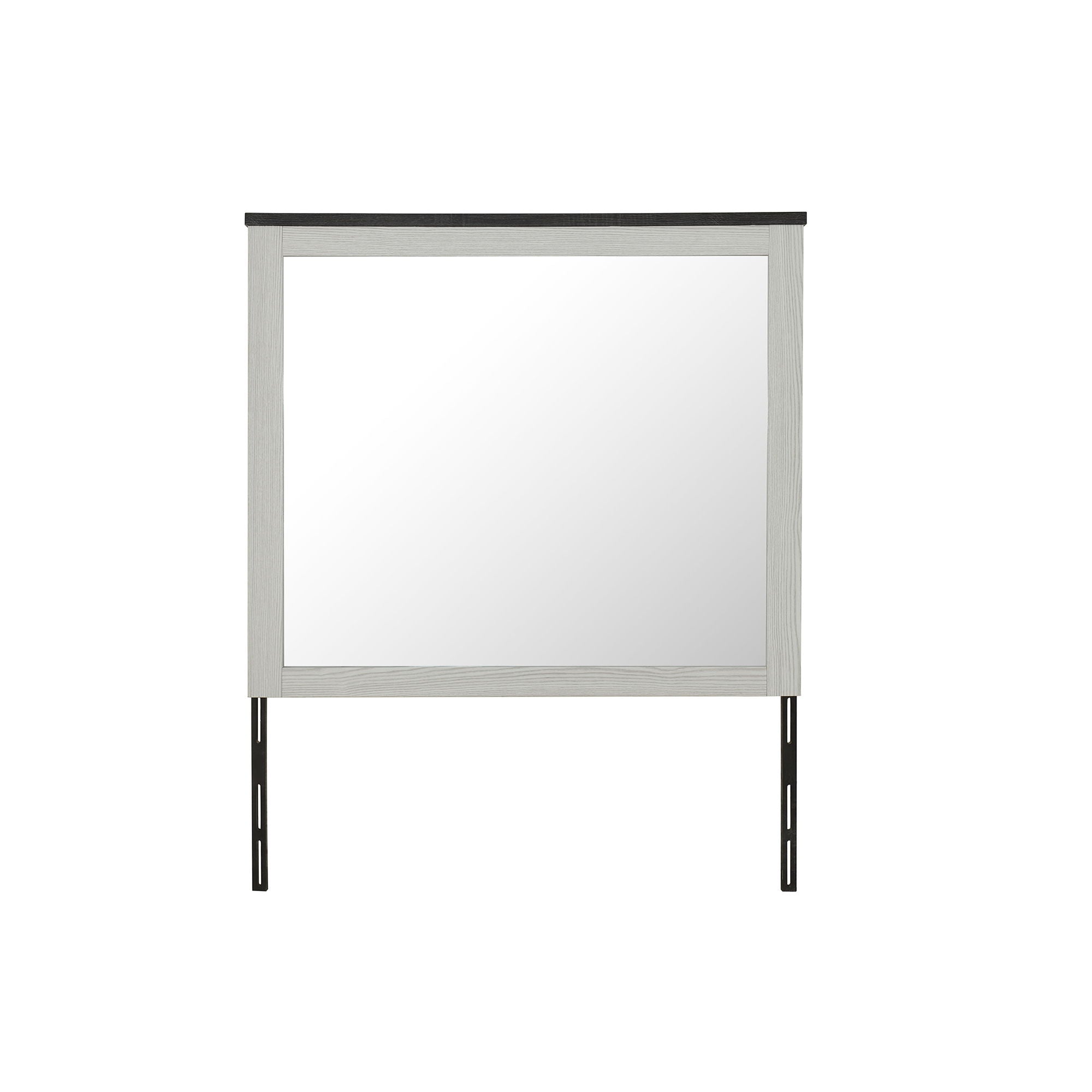 Avery - Mirror With Sleek Frame Large Scale Mirror For Dresser - Beige