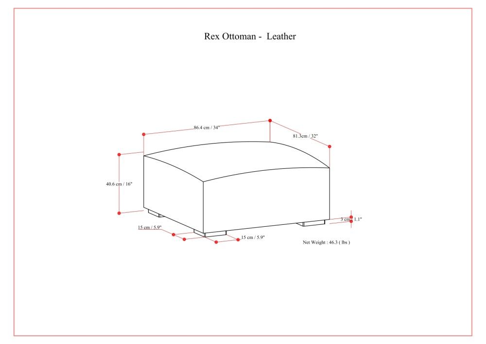 Rex - Versatile Design Ottoman