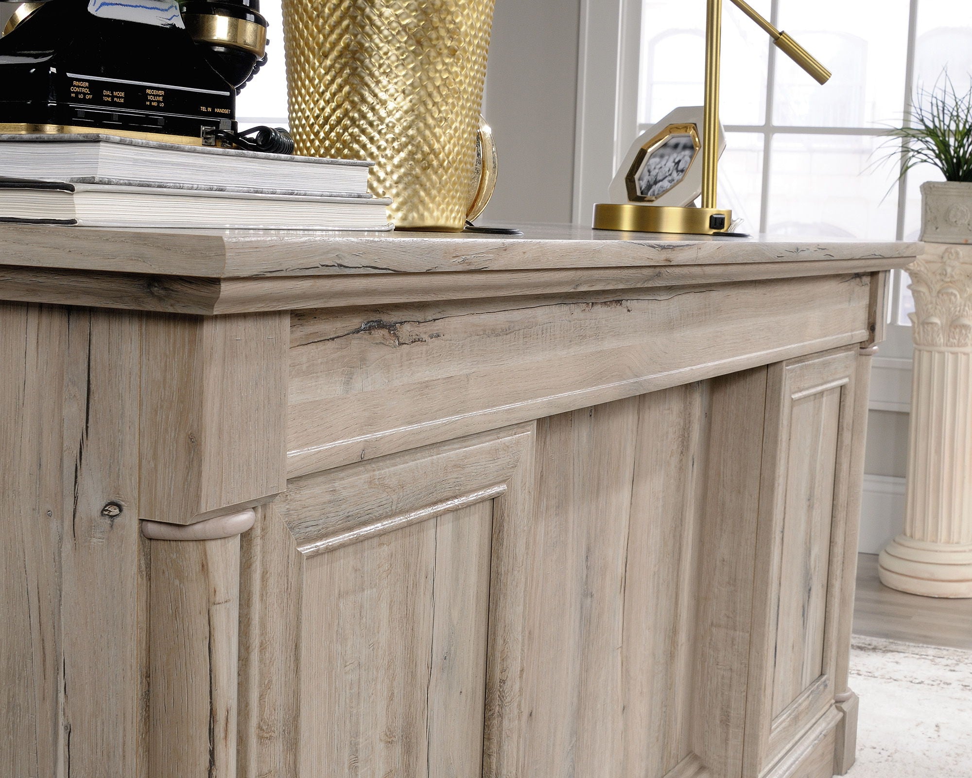 Palladia Executive Desk Split Oak