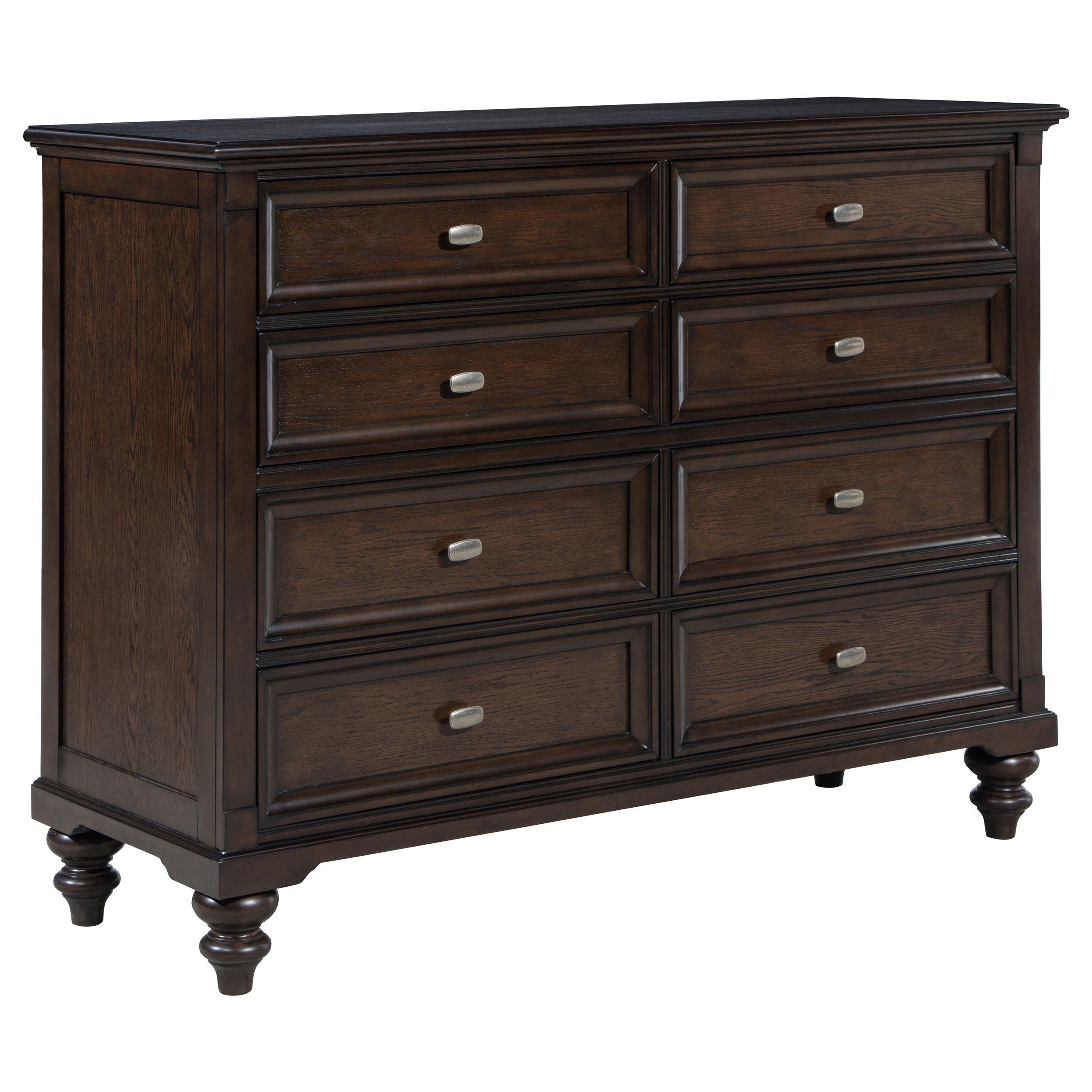 Coaster Fine Furniture Andover - 8-Drawer Dresser Cabinet - Dark Oak | Meri Furniture