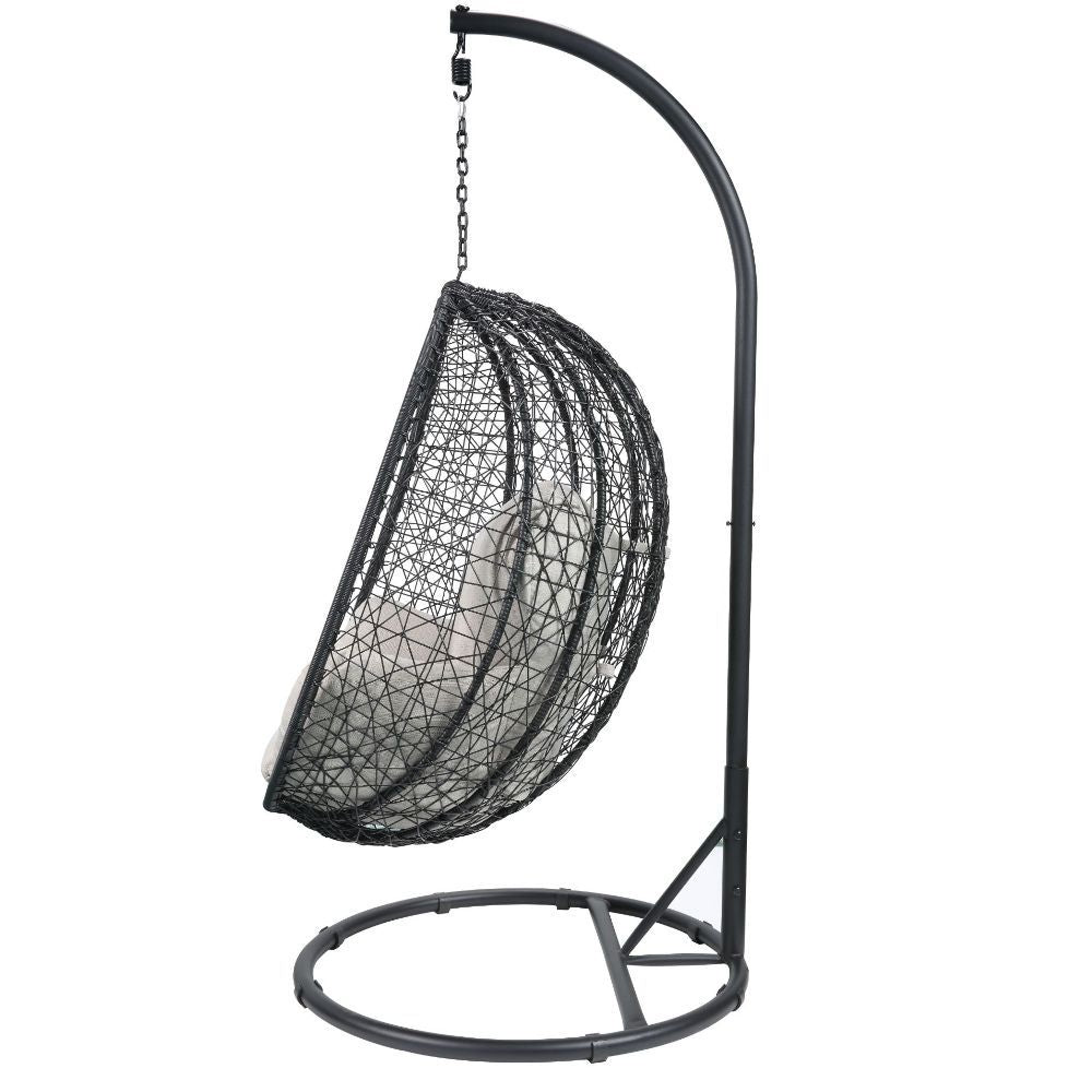 ACME Simona - Patio Swing Chair with Stand | Meri Furniture