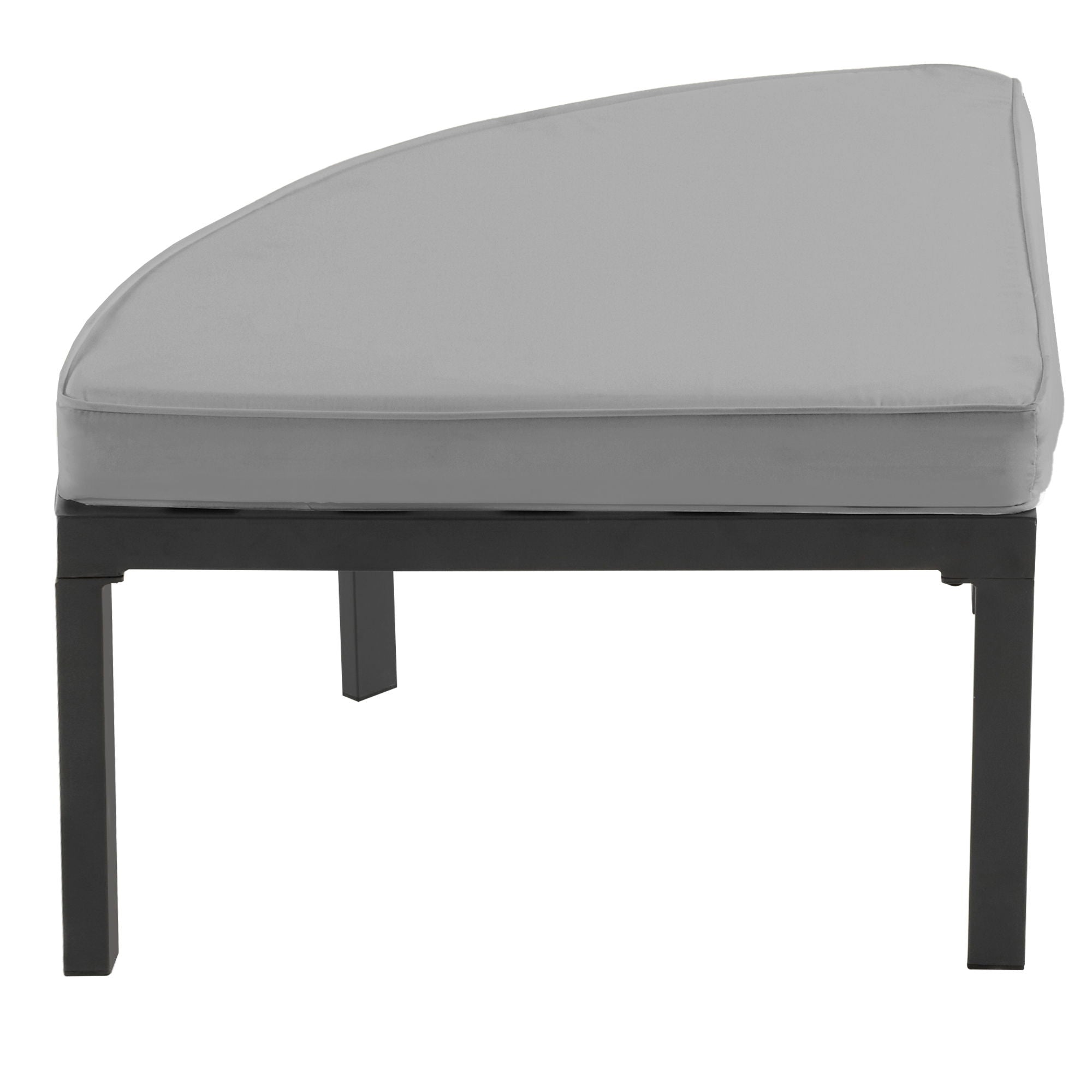 Outdoor Sectional Sofa Set Patio Seating Group With Cushions