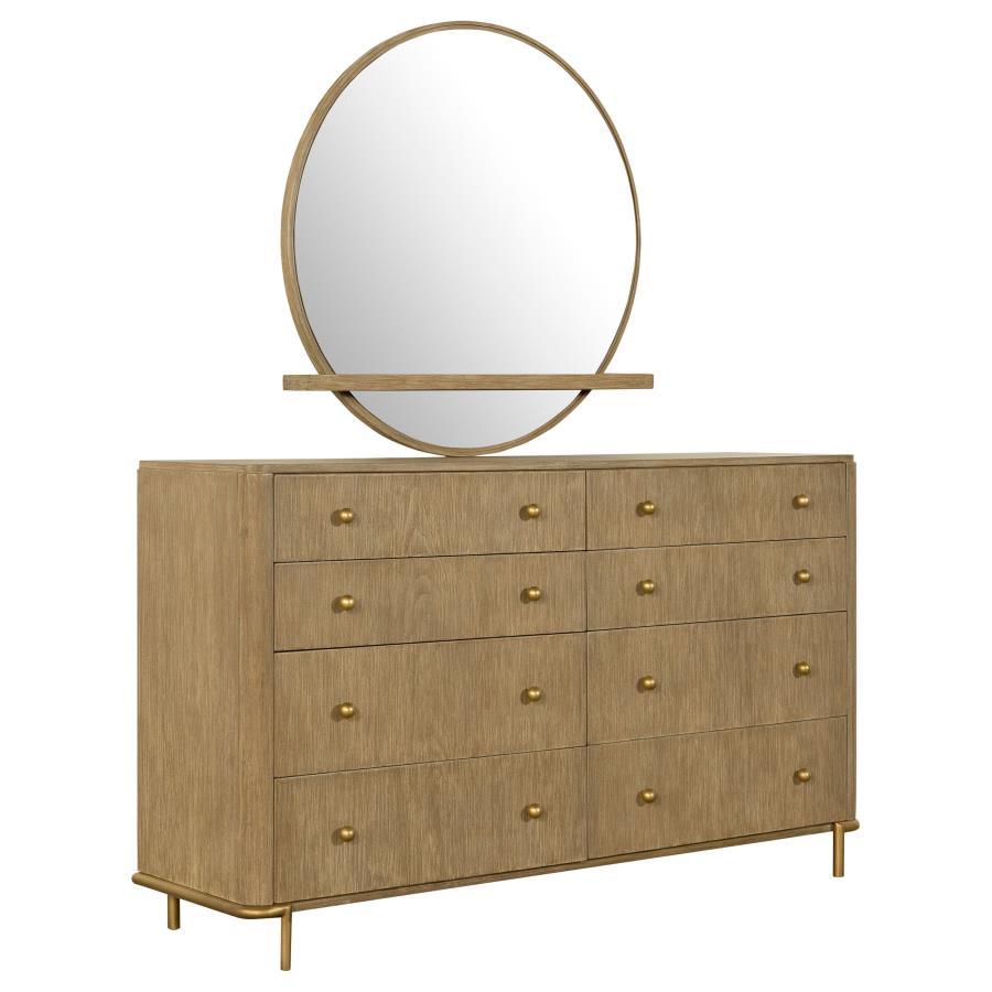 Coaster Fine Furniture Arini - 8-Drawer Bedroom Dresser With Mirror | Meri Furniture