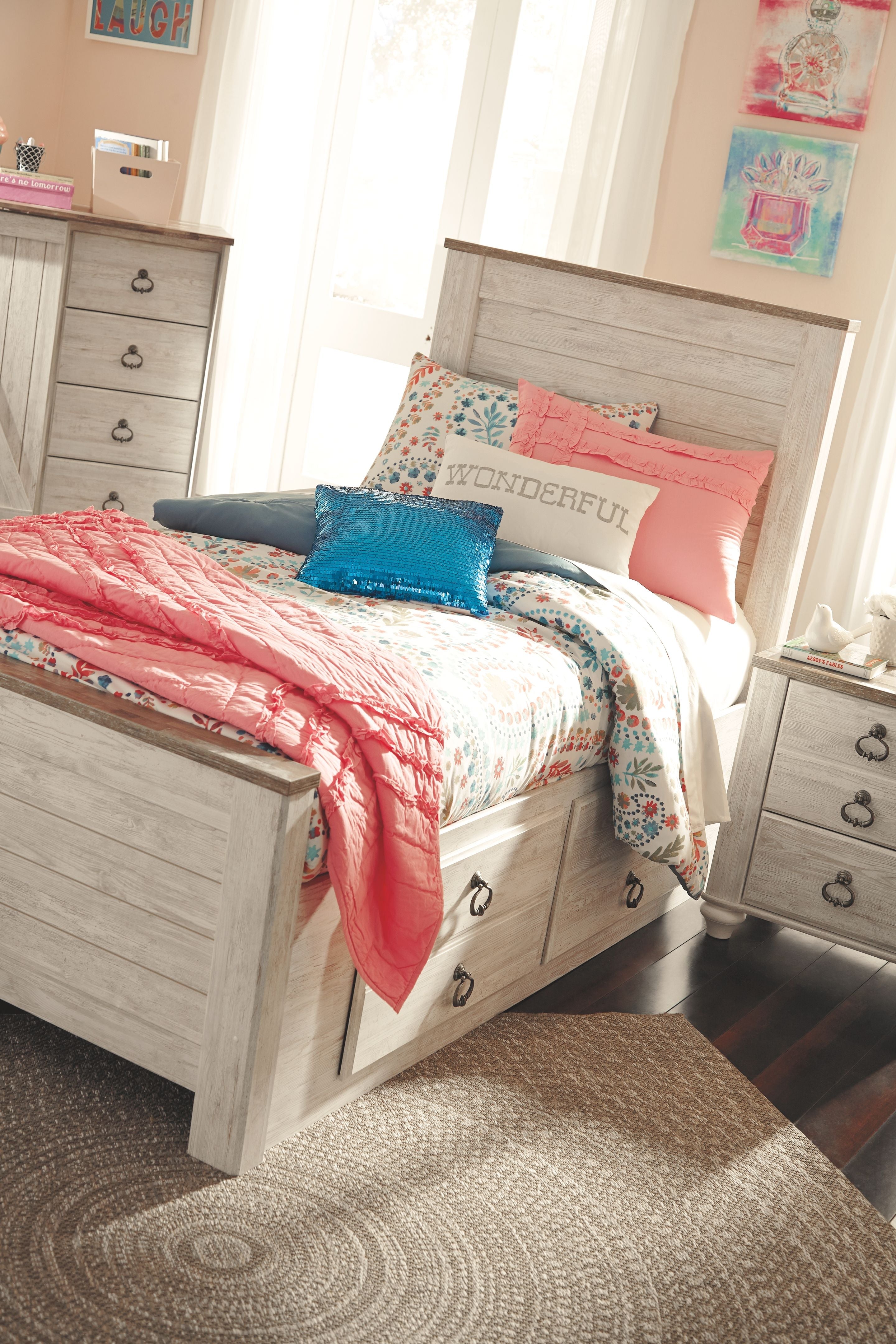 Ashley Furniture Willowton - Headboard | Meri Furniture