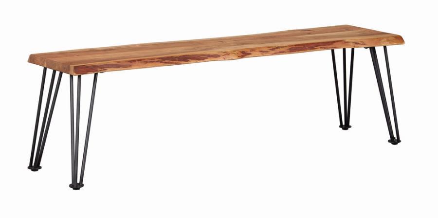 Coaster Fine Furniture Sherman - Wood Dining Bench - Natural Acacia | Meri Furniture
