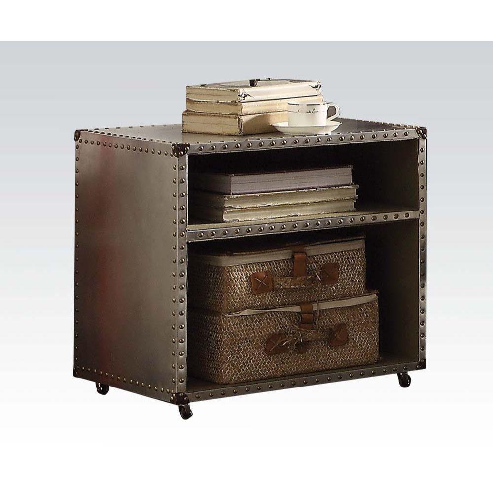 ACME Brancaster - Nightstand - Aluminum | Meri Furniture