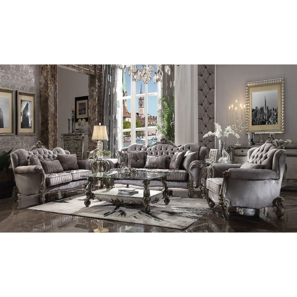 ACME Versailles - Loveseat (w/3 Pillows) | Meri Furniture