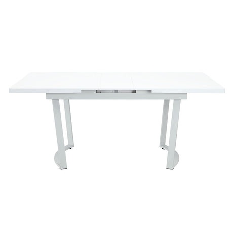 ACME Palton - Dining Table - High Gloss White Finish | Meri Furniture