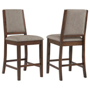 Coaster Fine Furniture Patterson - Upholstered Counter Chair (Set of 2) - Mango Oak | Meri Furniture