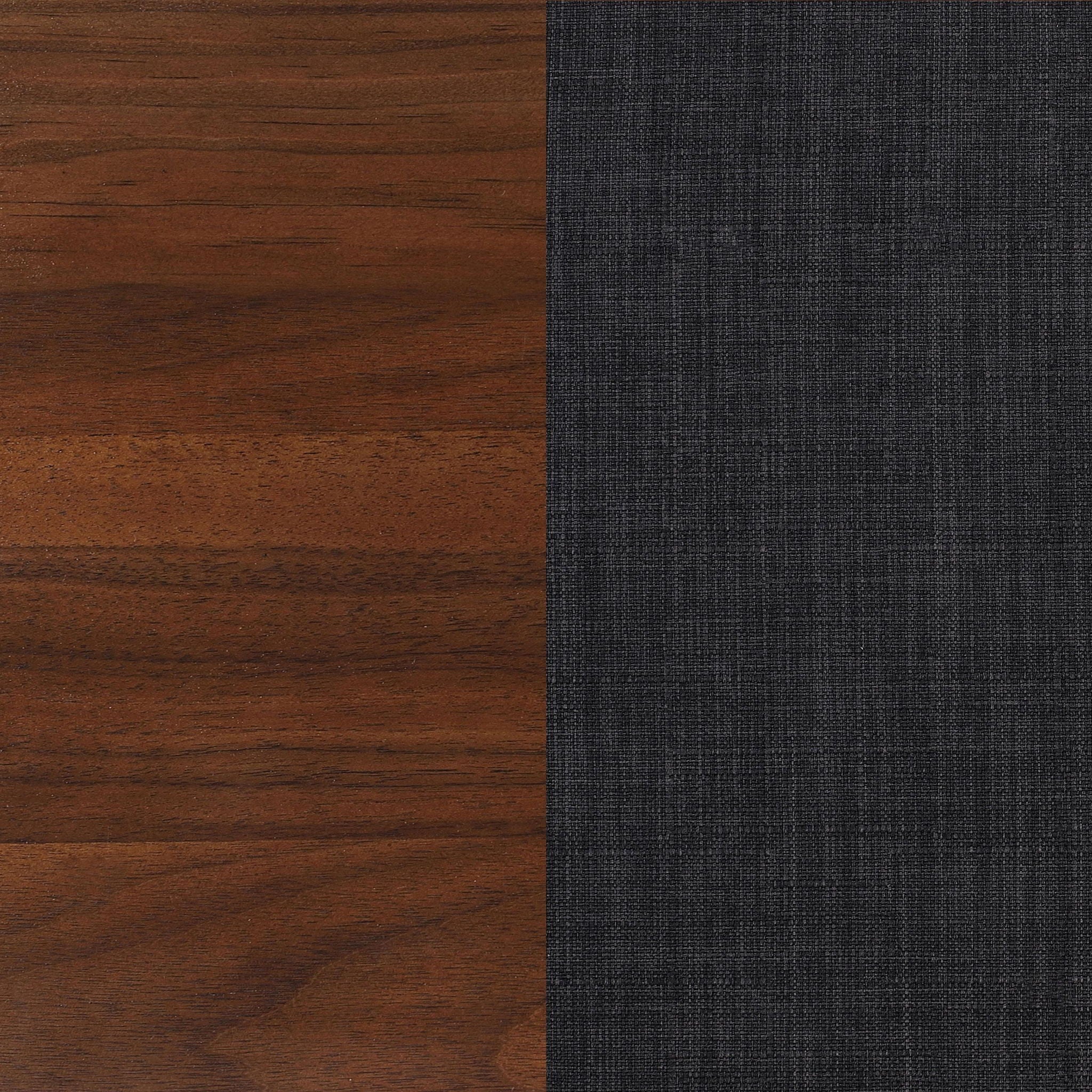 Robyn Wood Queen Platform Bed Dark Walnut