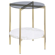 Jonelle - Round Glass Top Table