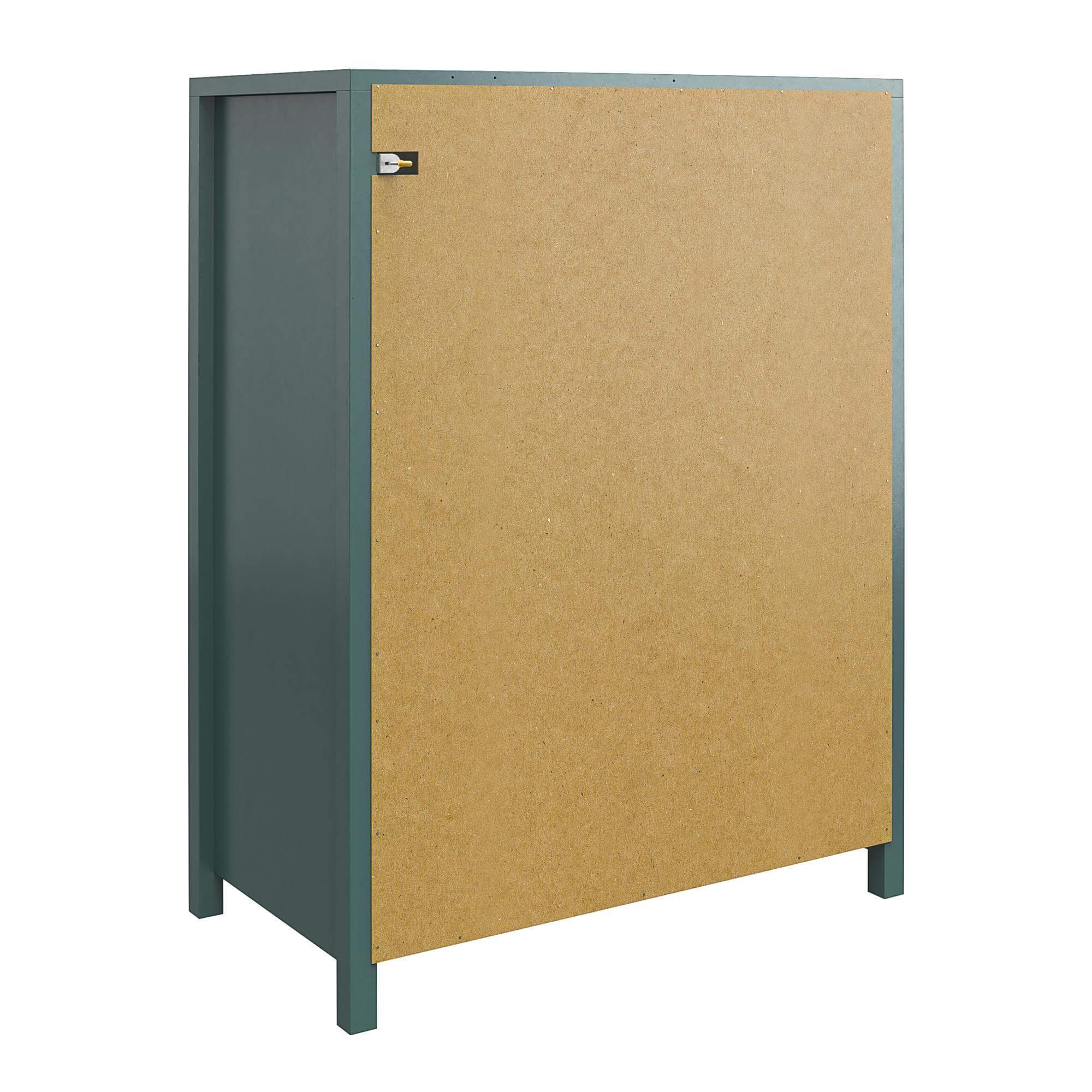 Haven - 5 Drawer Dresser - Dark Green