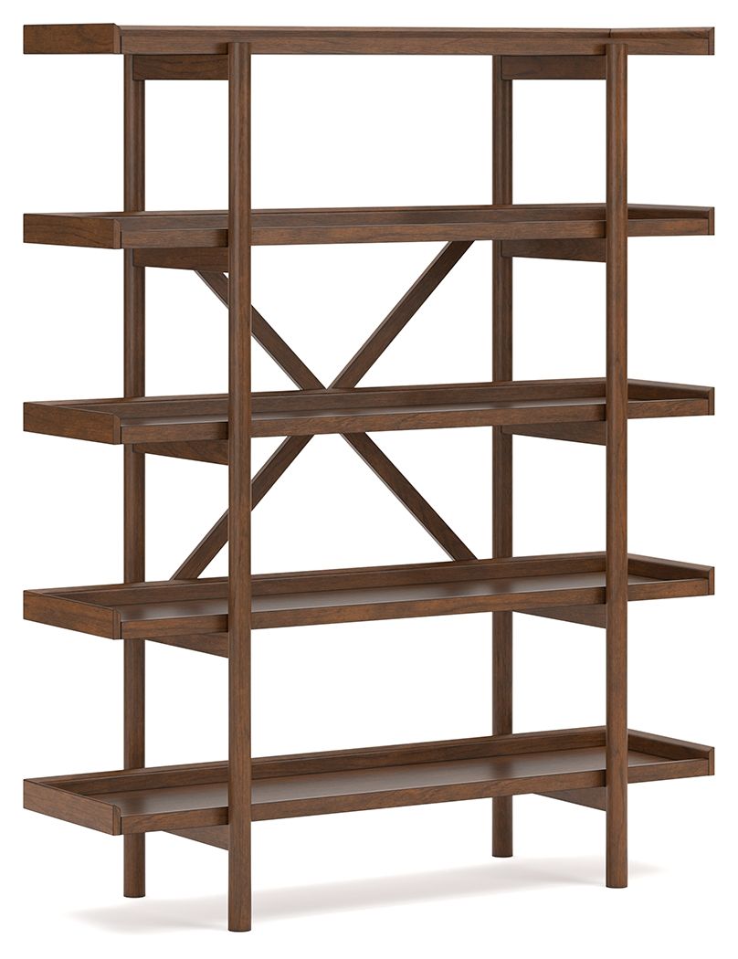 Signature Design by Ashley® Lyncott - Brown - Bookcase | Meri Furniture