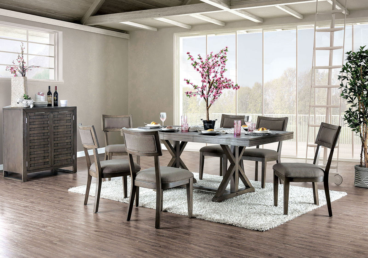 Leeds - Dining Table - Gray