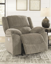 Ashley Furniture Draycoll - Pewter - Power Rocker Recliner | Meri Furniture