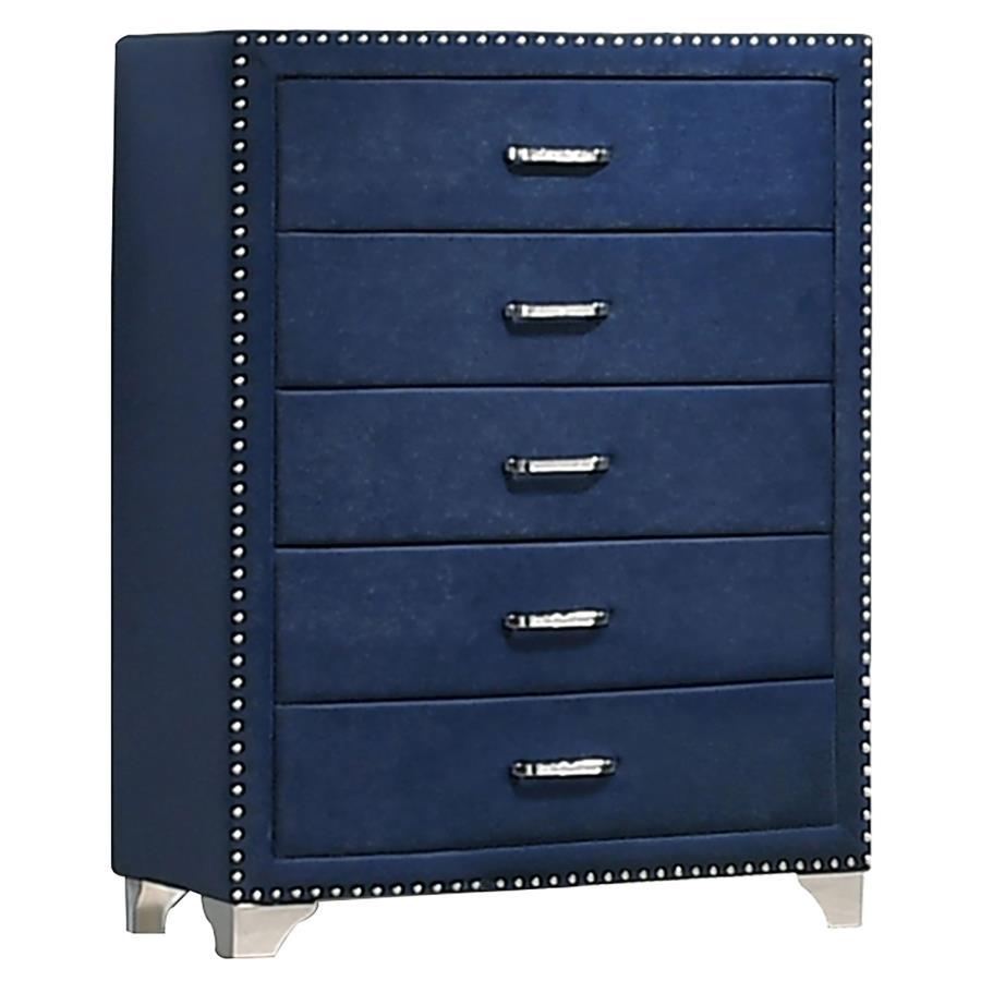 Coaster Fine Furniture Melody - 5-Drawer Bedroom Chest | Meri Furniture