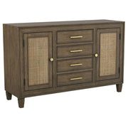 Coaster Fine Furniture Matisse - 4-Drawer Sideboard Buffet Cabinet - Light Brown | Meri Furniture