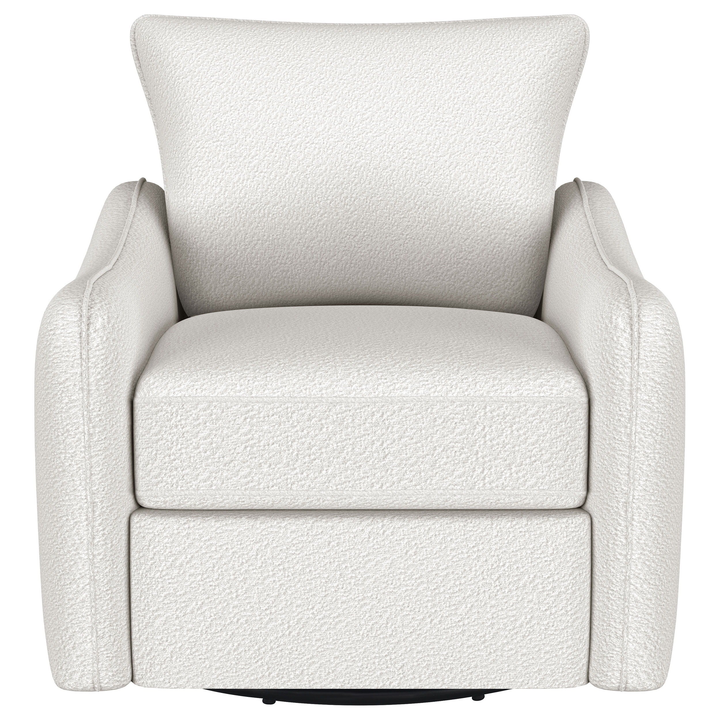 Coaster Fine Furniture Madia - Upholstered Sloped Arm Swivel Glider Chair - Vanilla | Meri Furniture