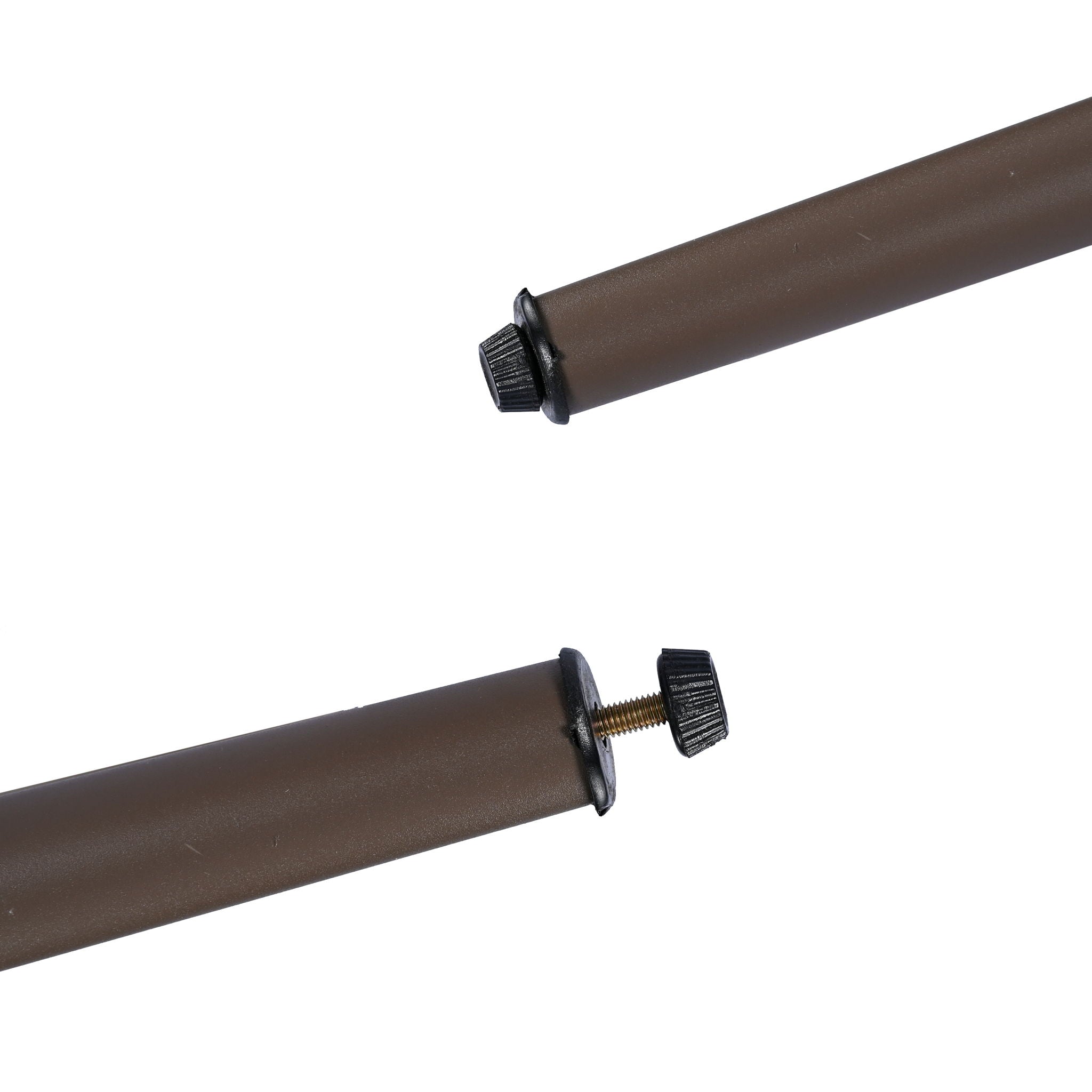 4 Piece Outdoor Patio Furniture Set, Metal Chairs With Woven Rope U Shaped Backrest