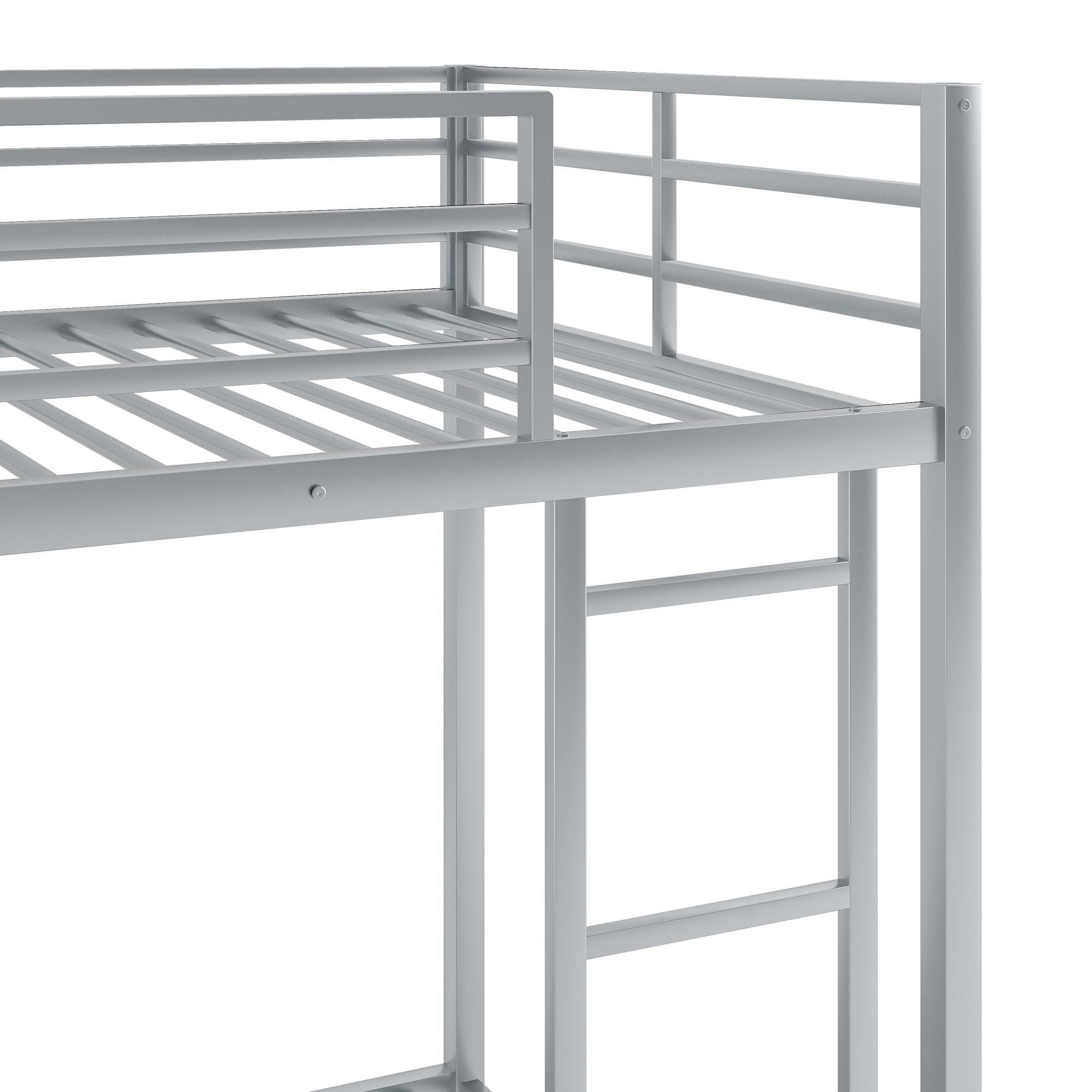 Metal Bunk Bed, Low Bunk Bed With Ladder