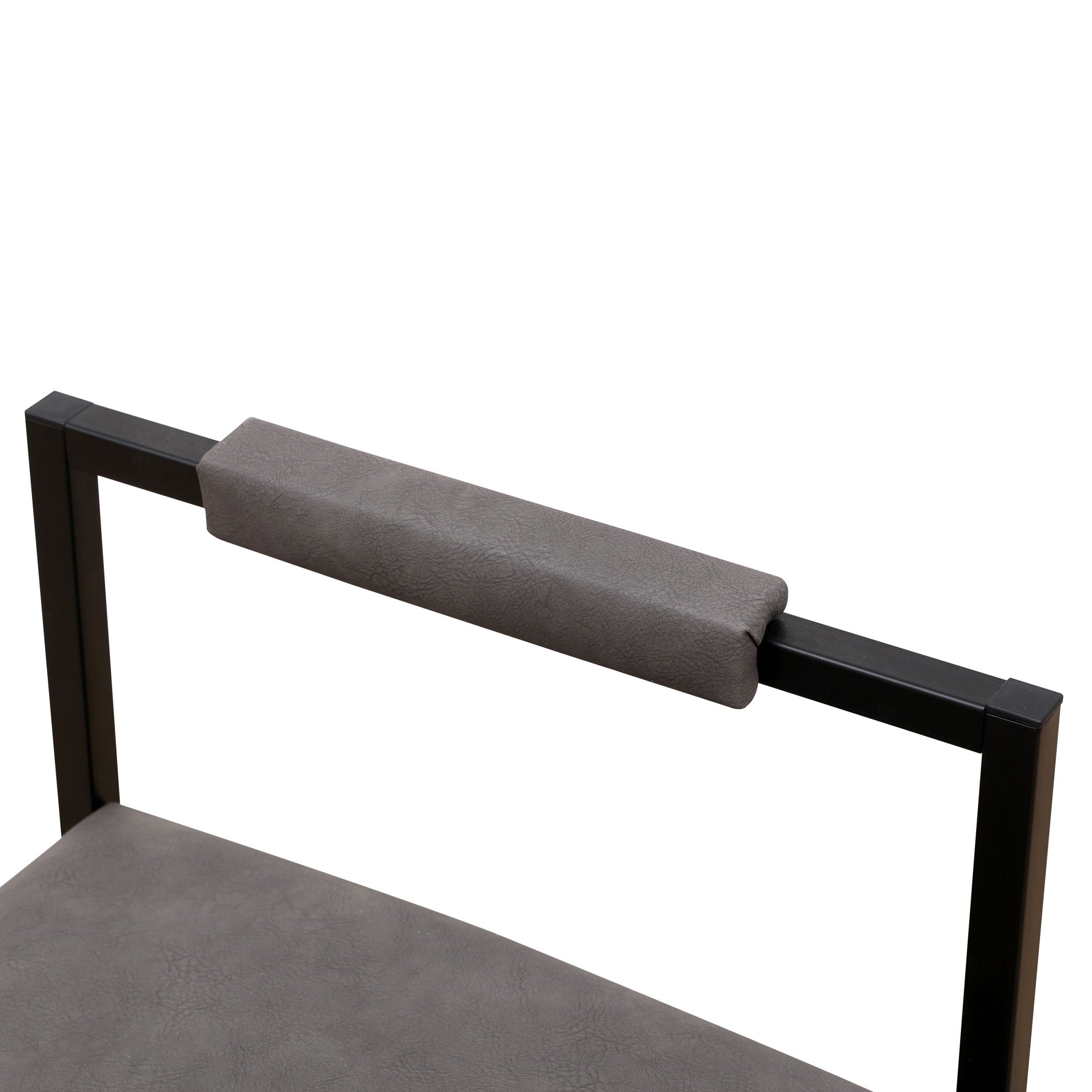 Elegant Bar Stool Set With Backrest And Footrest, Counter Height (Set of 2)