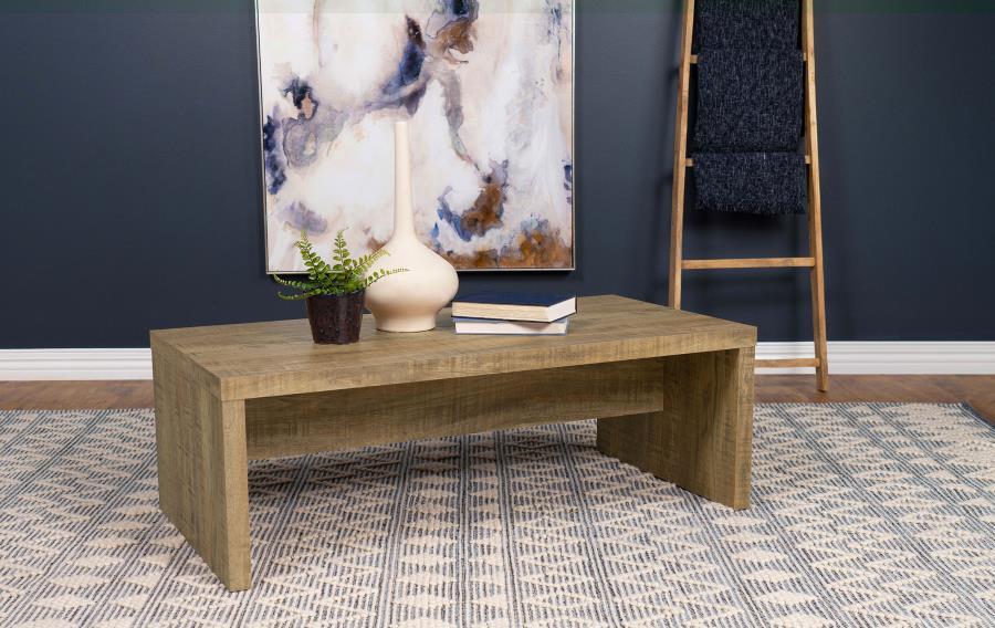 Coaster Fine Furniture Lynette - Rectangular Engineered Wood Coffee Table - Mango | Meri Furniture