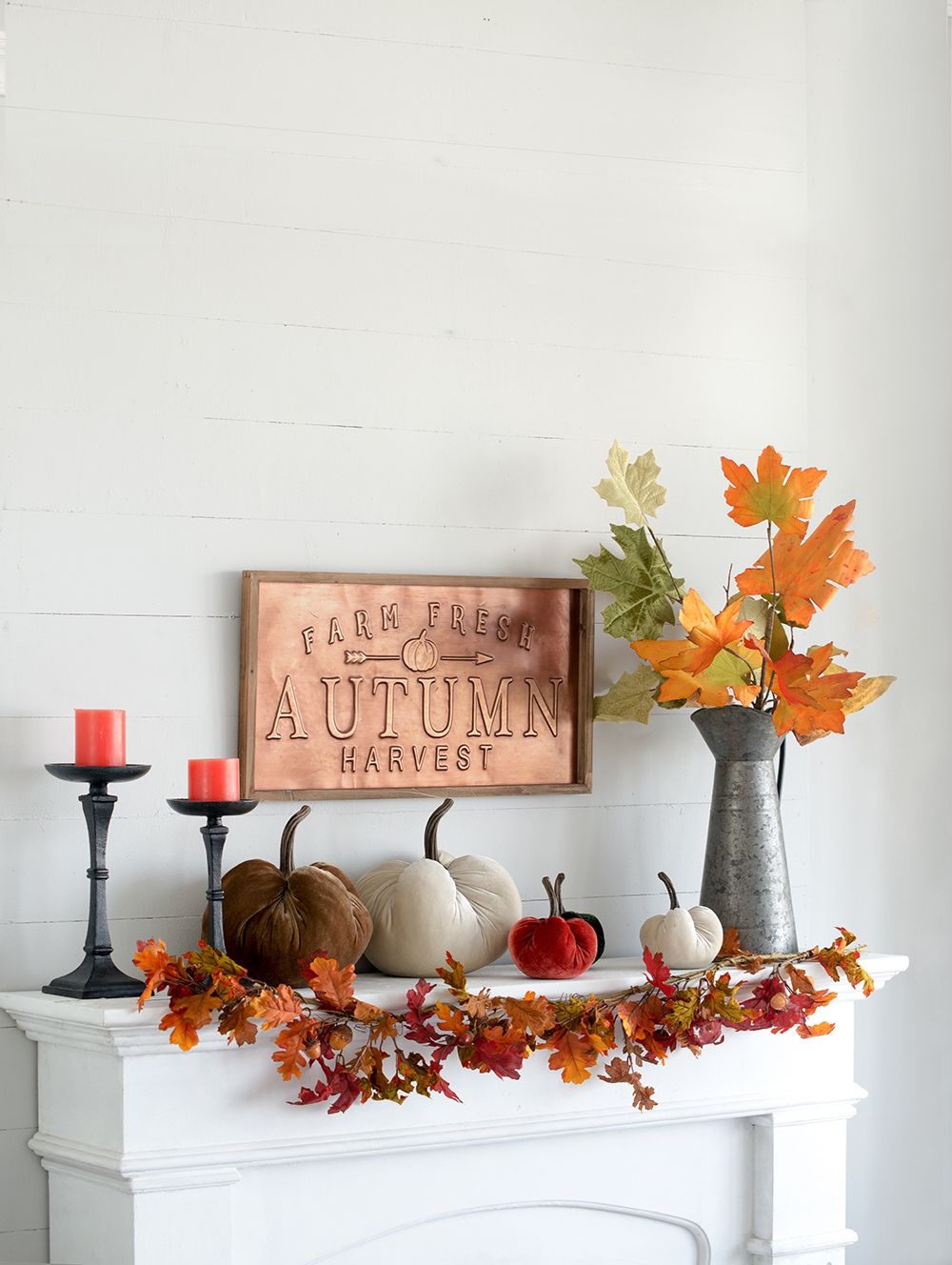 Paper Maple Leaf Spray, Botanicals Decor For Harvest Festival Fall Festival & Thanksgiving Table Decorations