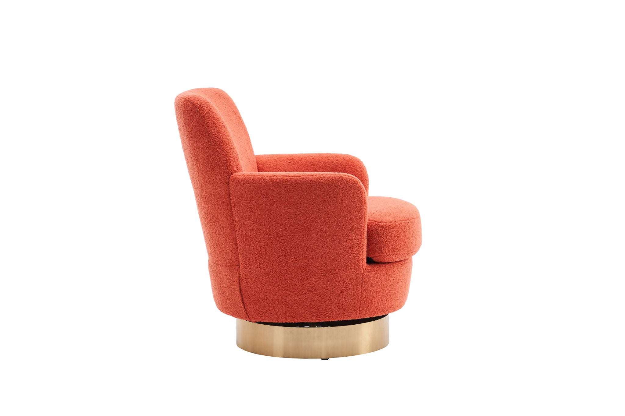 Teddy Swivel Barrel Chair, Swivel Accent Chairs Armchair For Living Room