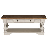 Liberty Furniture Morgan Creek - Cocktail Table - White | Meri Furniture