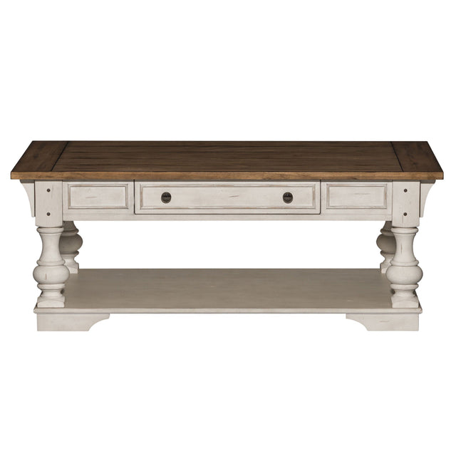 Liberty Furniture Morgan Creek - Cocktail Table - White | Meri Furniture