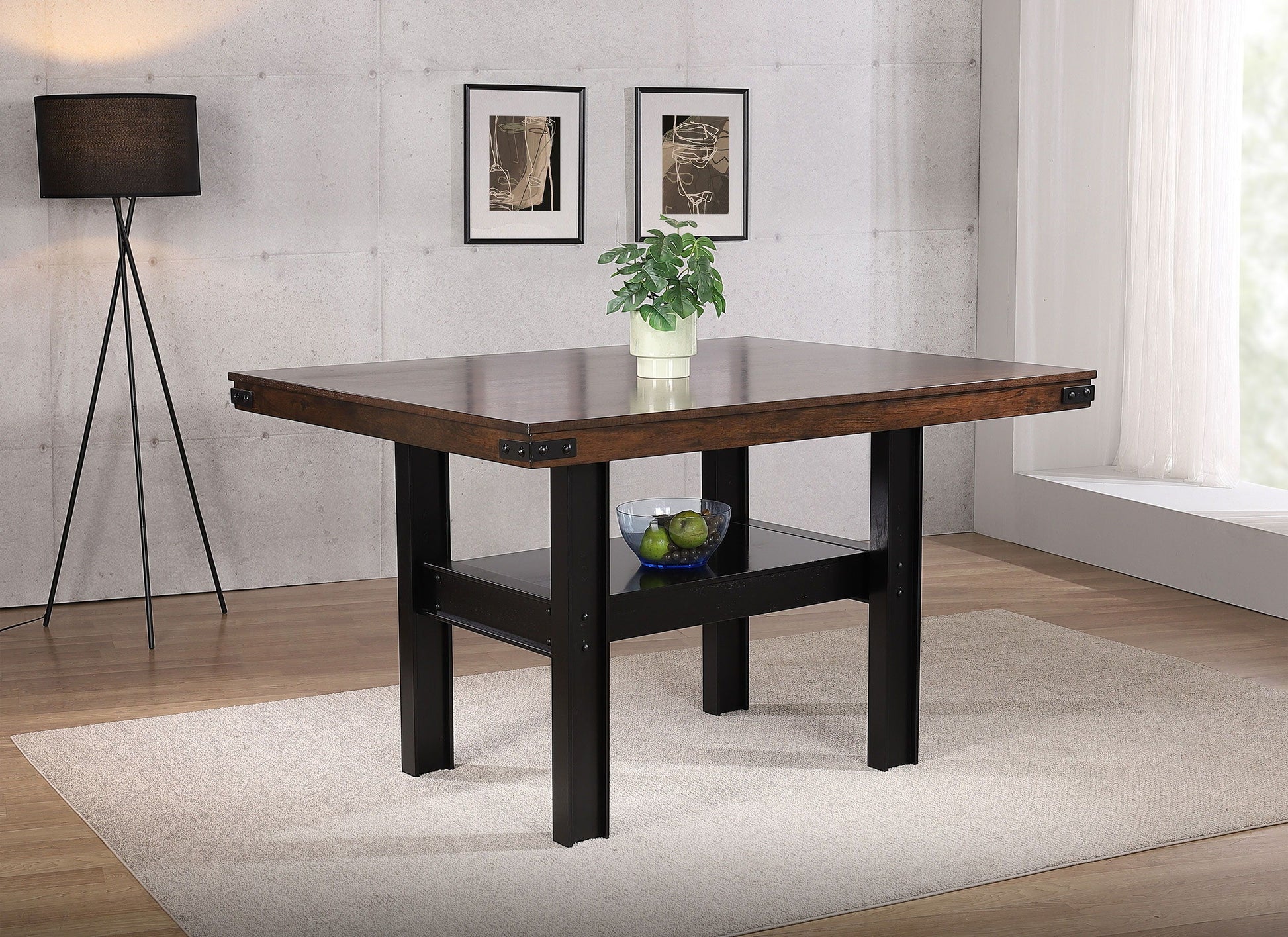 Coaster Fine Furniture Patterson - Counter Height Dining Table - Mango Oak | Meri Furniture