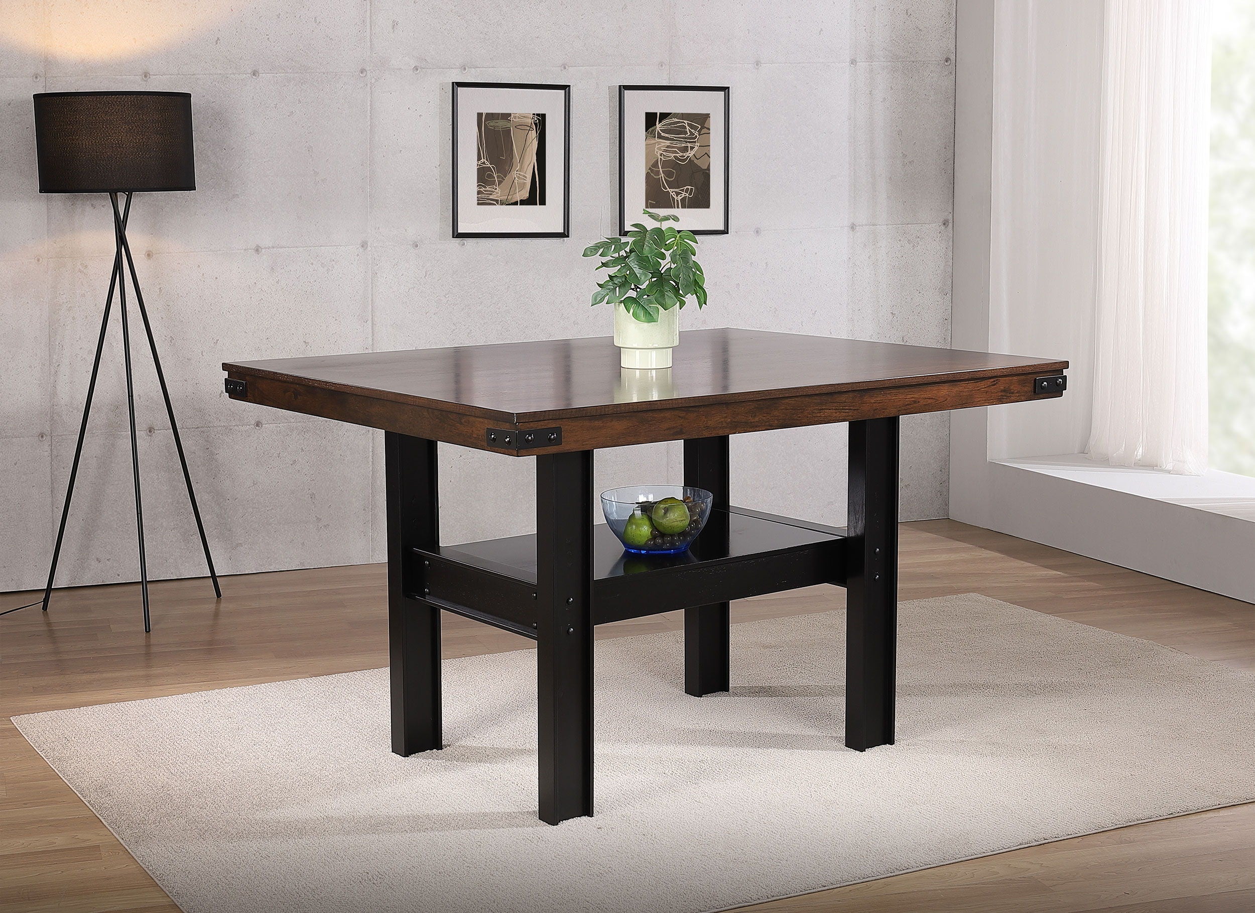 Coaster Fine Furniture Patterson - Counter Height Dining Table - Mango Oak | Meri Furniture