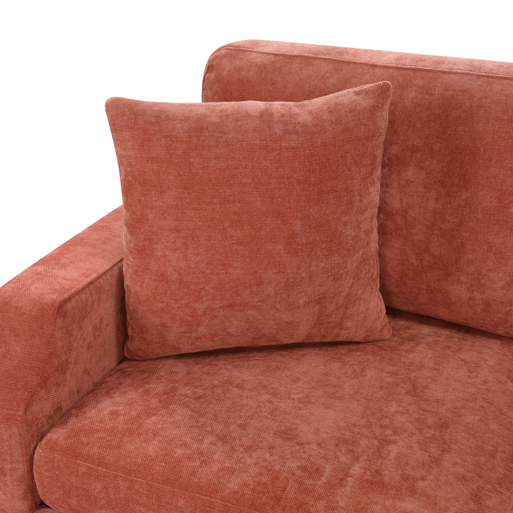 Modern L Shaped Sectional Sofa Bed With Hidden Storage Chenille Upholstery