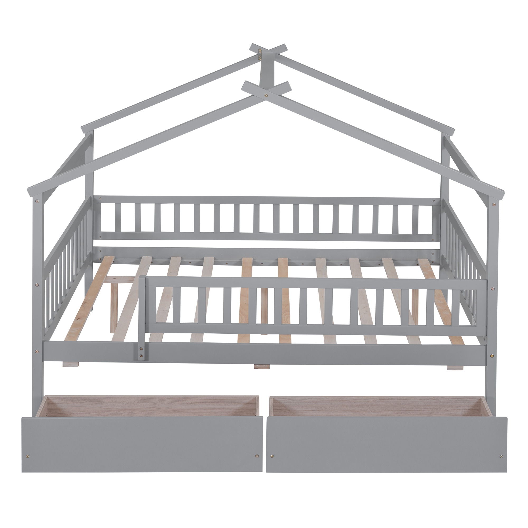 House Bed With 2 Drawers