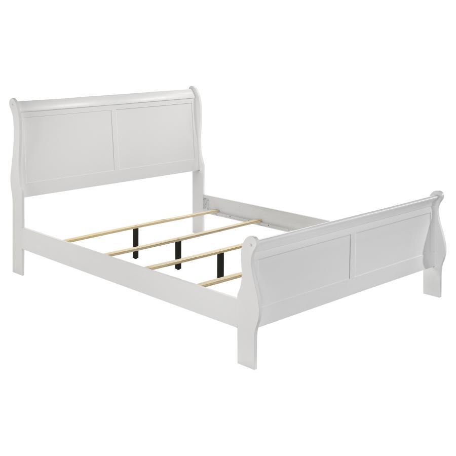 Coaster Fine Furniture Louis Philippe - Sleigh Panel Bed | Meri Furniture