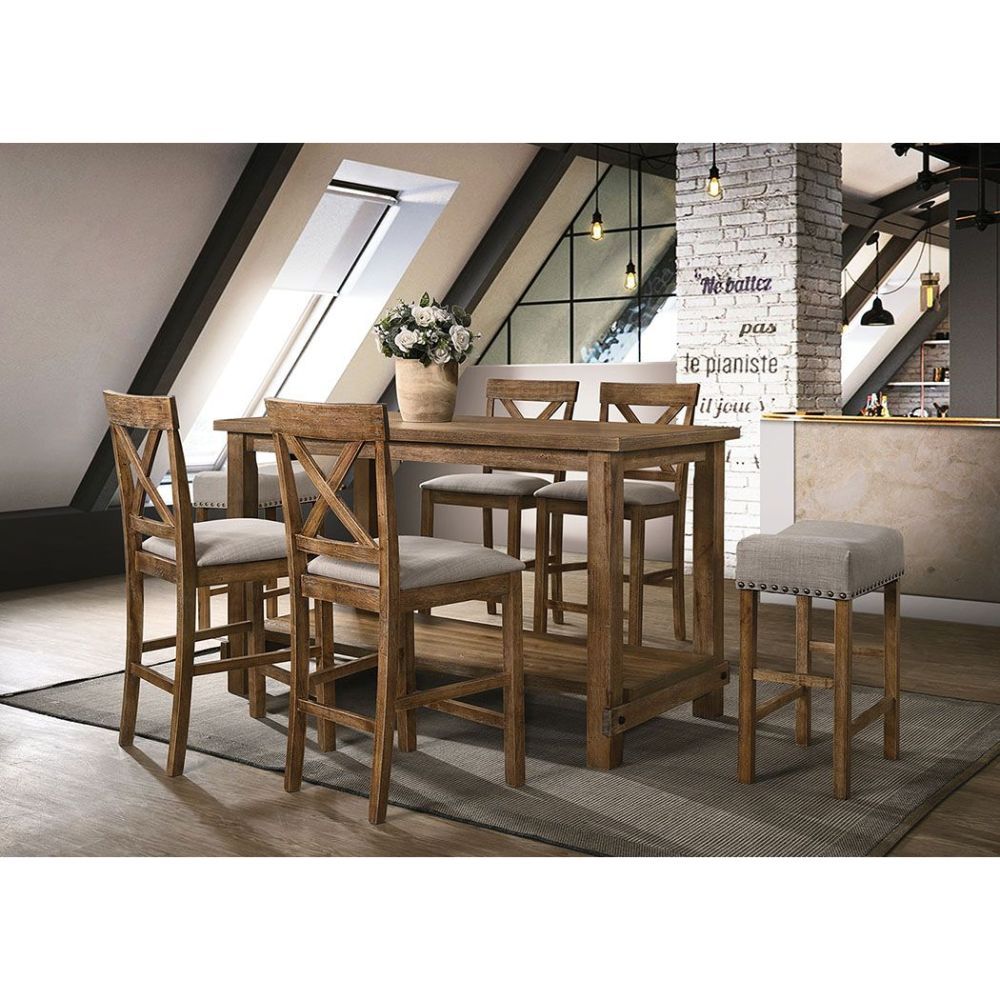 ACME Martha II - Counter Height Table | Meri Furniture