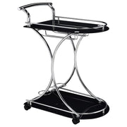 Coaster Fine Furniture Elfman - 2-Shelve Serving Cart | Meri Furniture