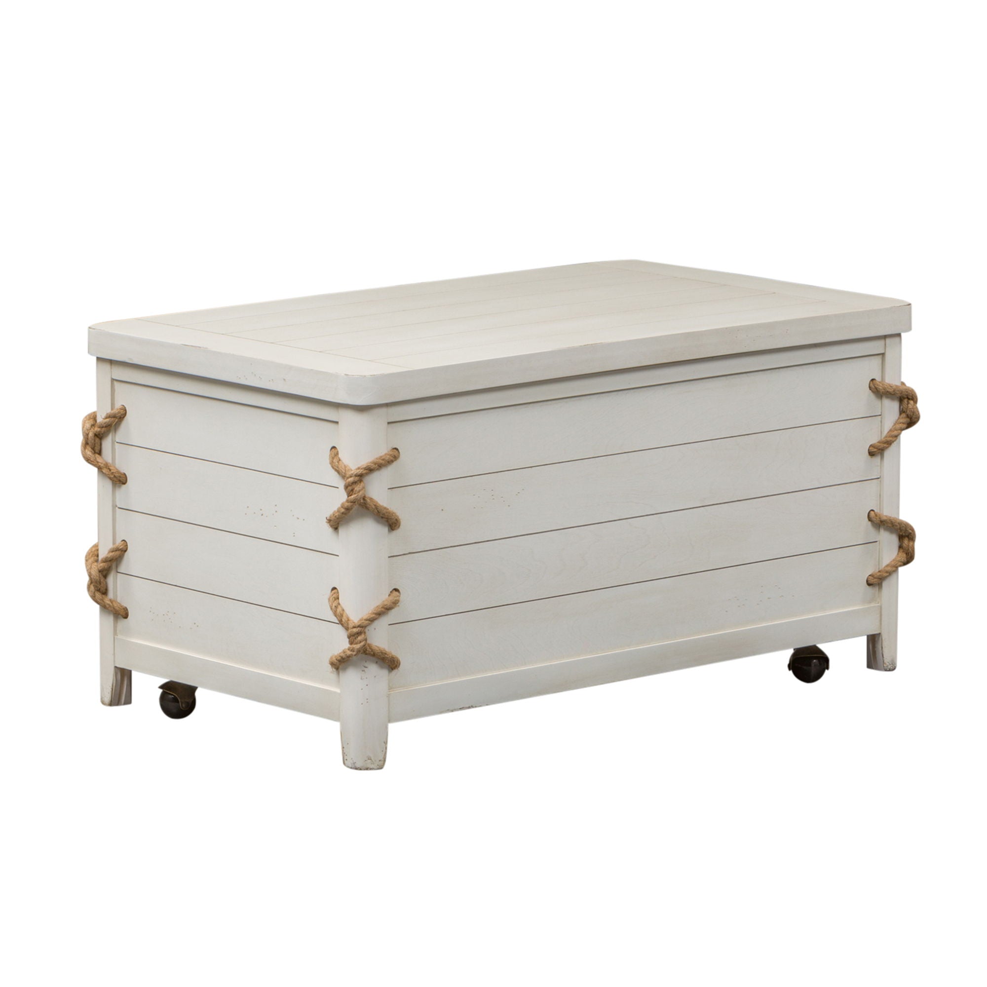 Liberty Furniture Dockside - Storage Trunk - White | Meri Furniture