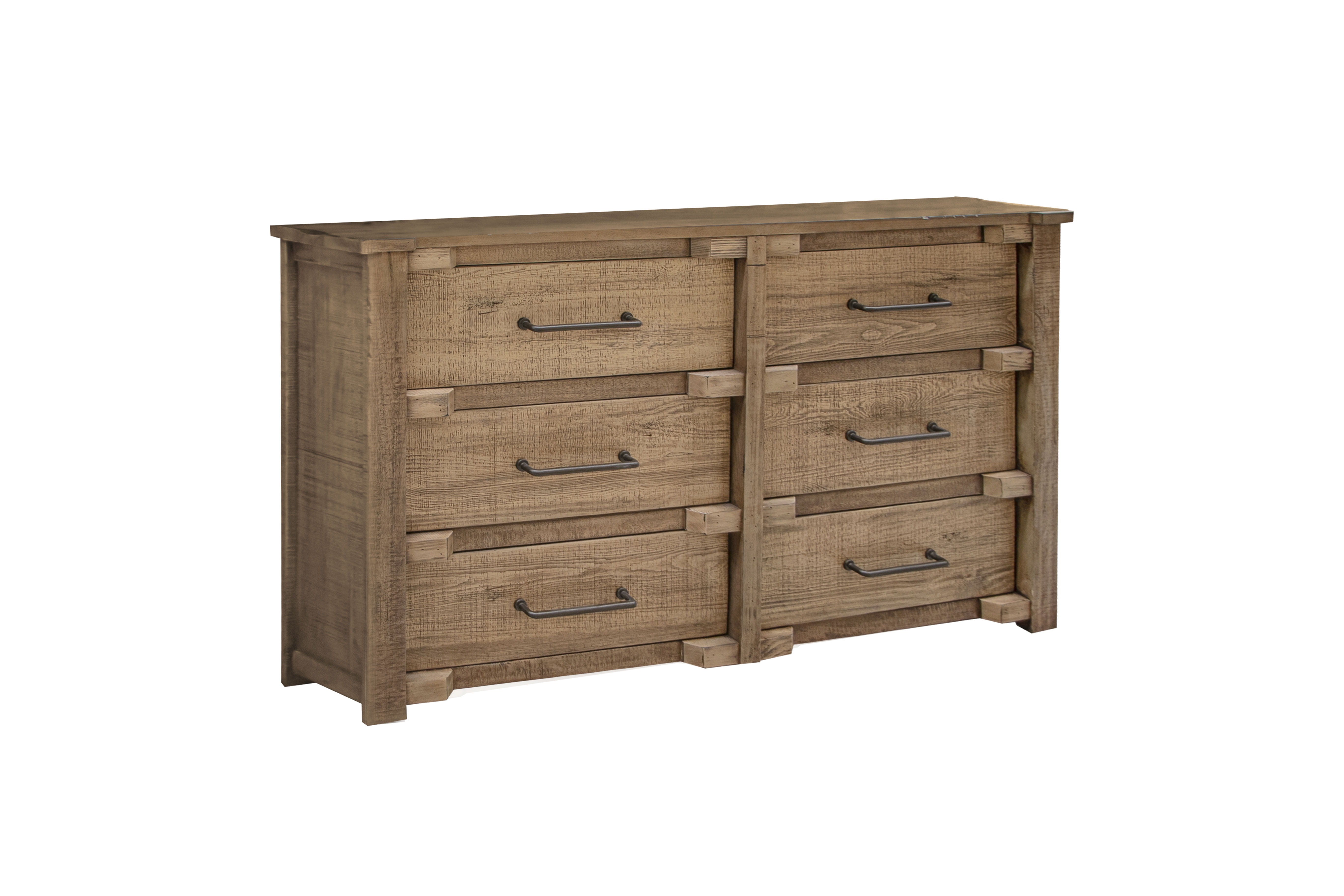 International Furniture Direct Berlin - Dresser - Natural Brown | Meri Furniture