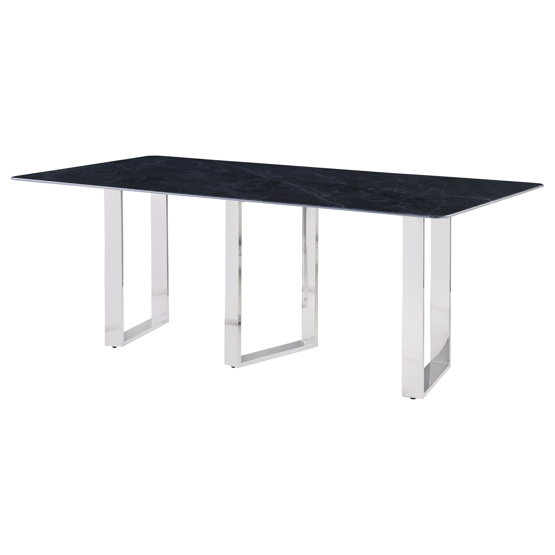 Coaster Fine Furniture Desden - Rectangular Sintered Stone Dining Table - Gray | Meri Furniture