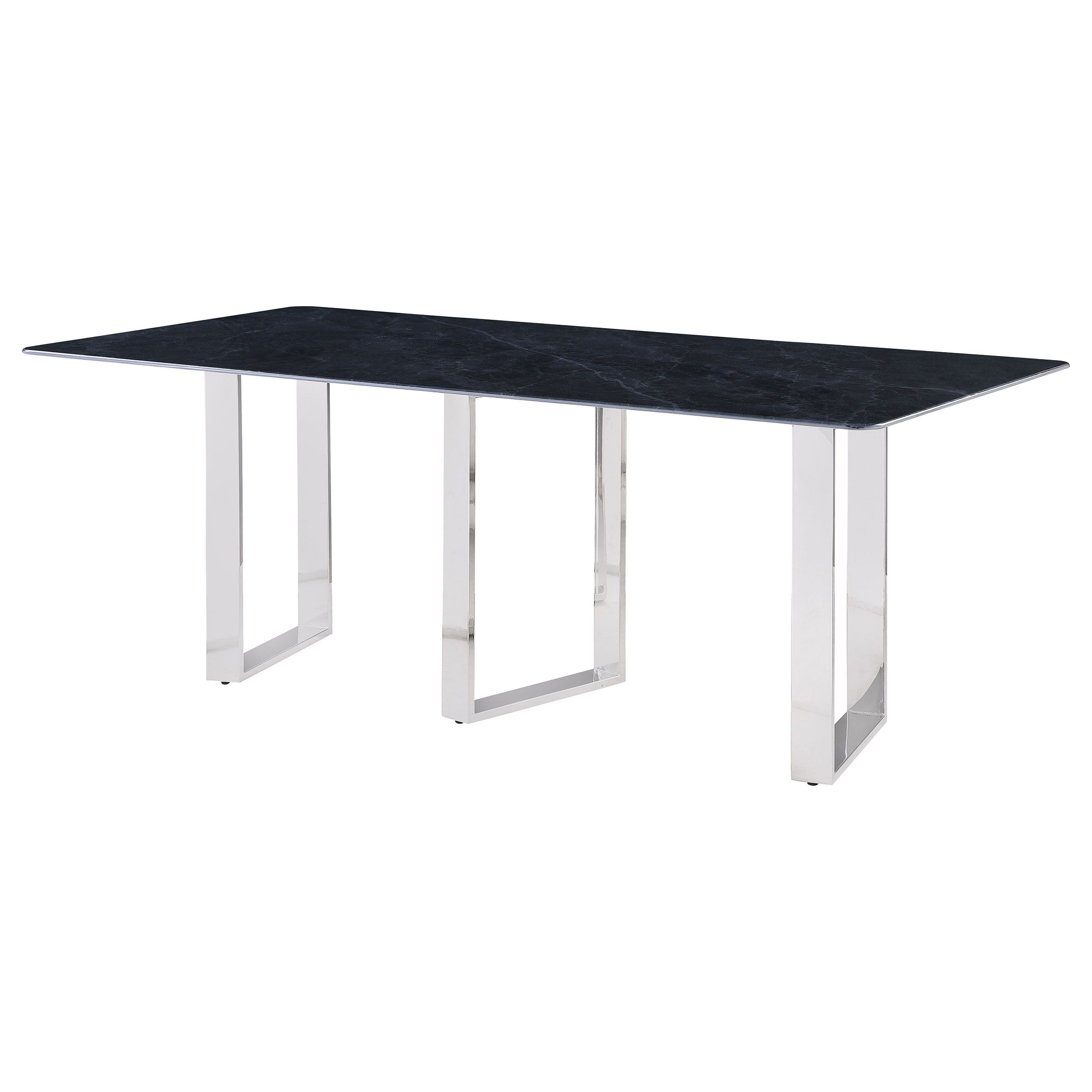 Coaster Fine Furniture Desden - Rectangular Sintered Stone Dining Table - Gray | Meri Furniture