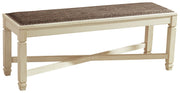 Signature Design by Ashley® Bolanburg - Beige - Large Uph Dining Room Bench | Meri Furniture