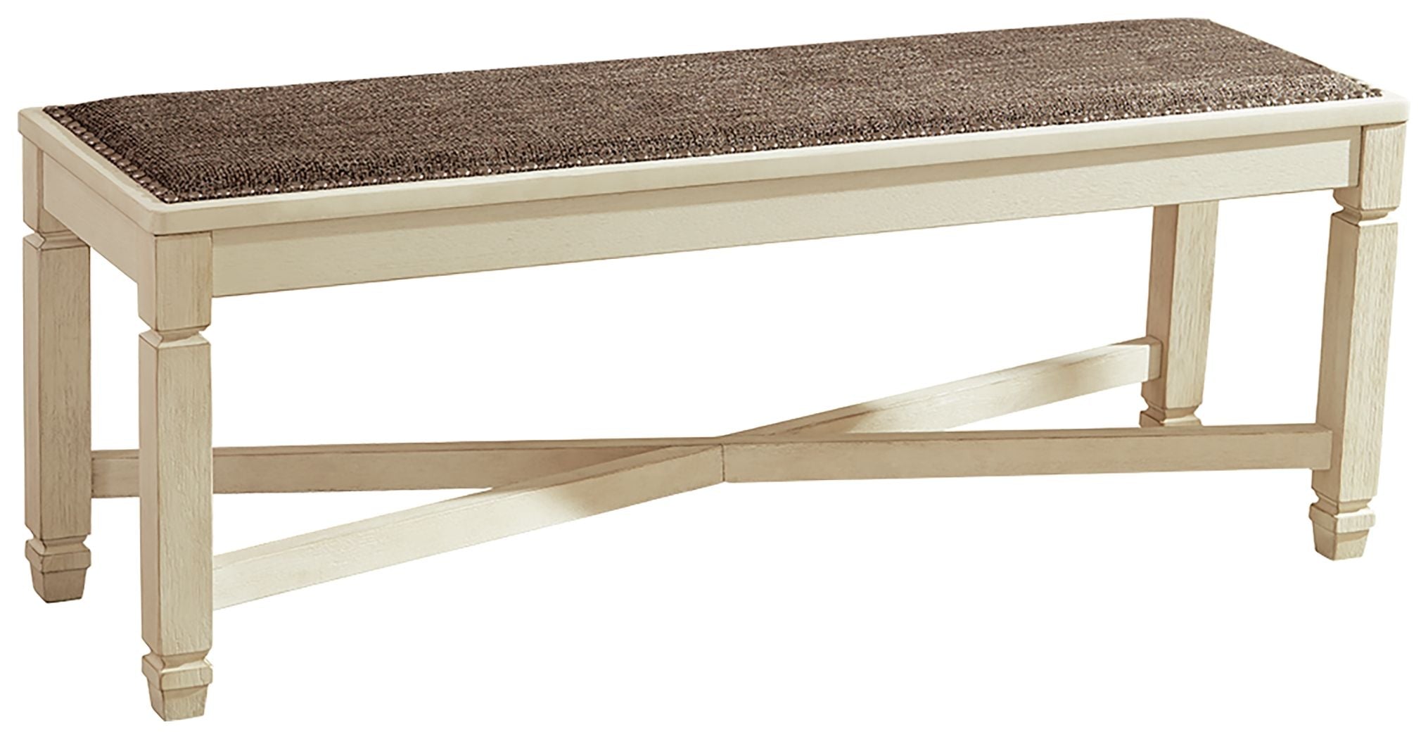 Signature Design by Ashley® Bolanburg - Beige - Large Uph Dining Room Bench | Meri Furniture