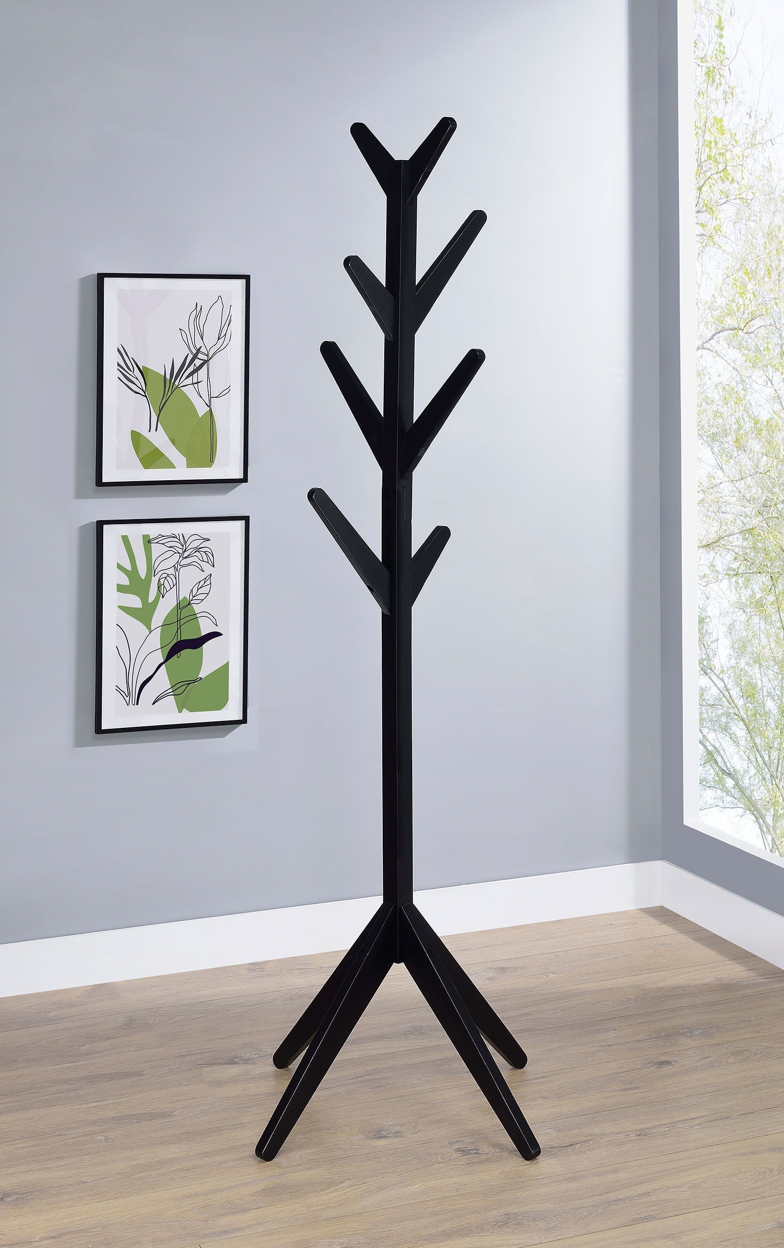 Coaster Fine Furniture Margaret - Solid Wood Coat Rack Clothing Hanger | Meri Furniture