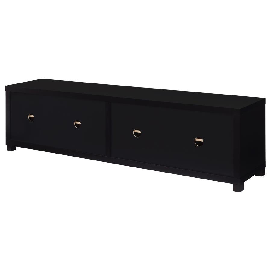 Jupiter - 3 Piece Entertainment Center TV Stand - Black