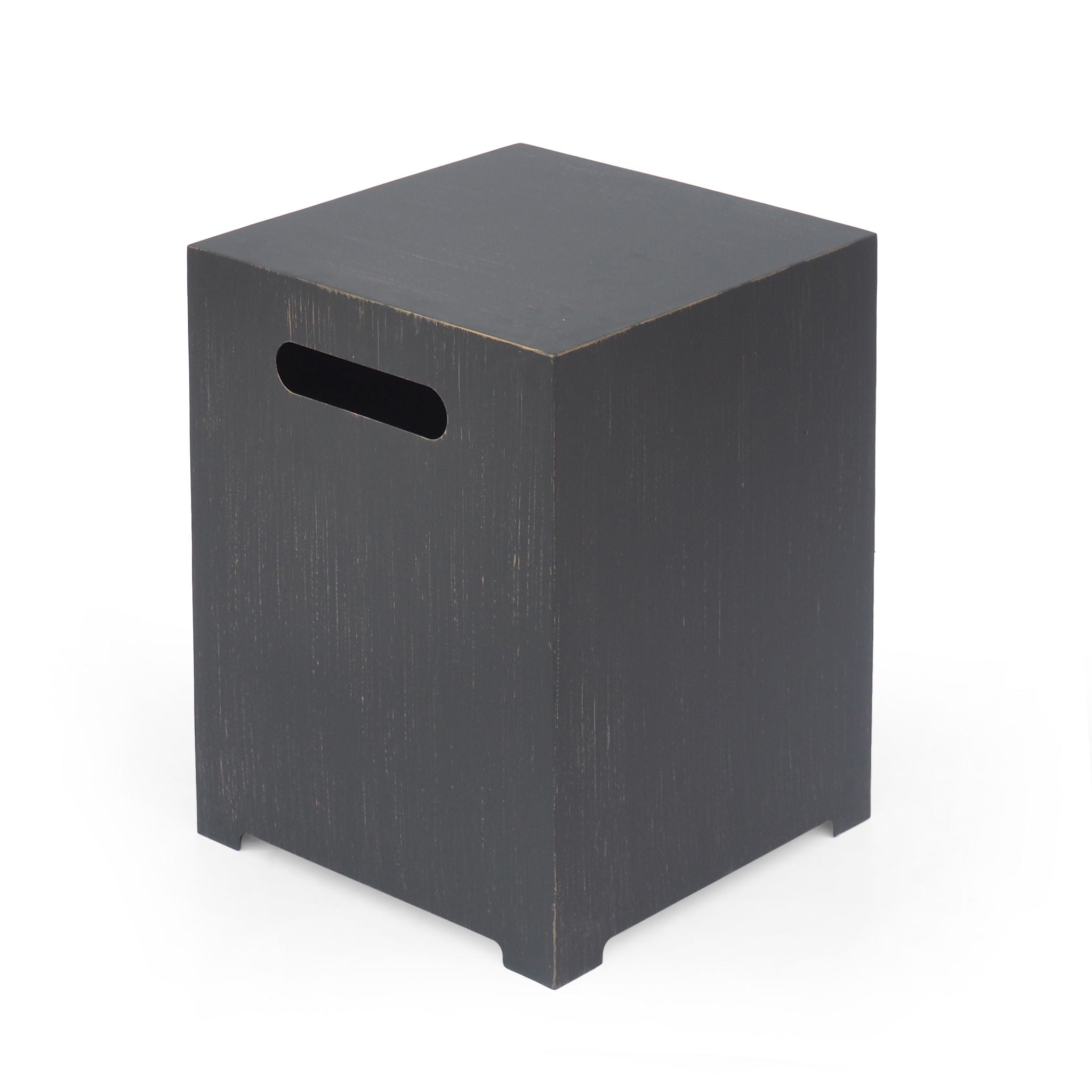 Modern Tank Holder Side Table With Powder Coated Frame