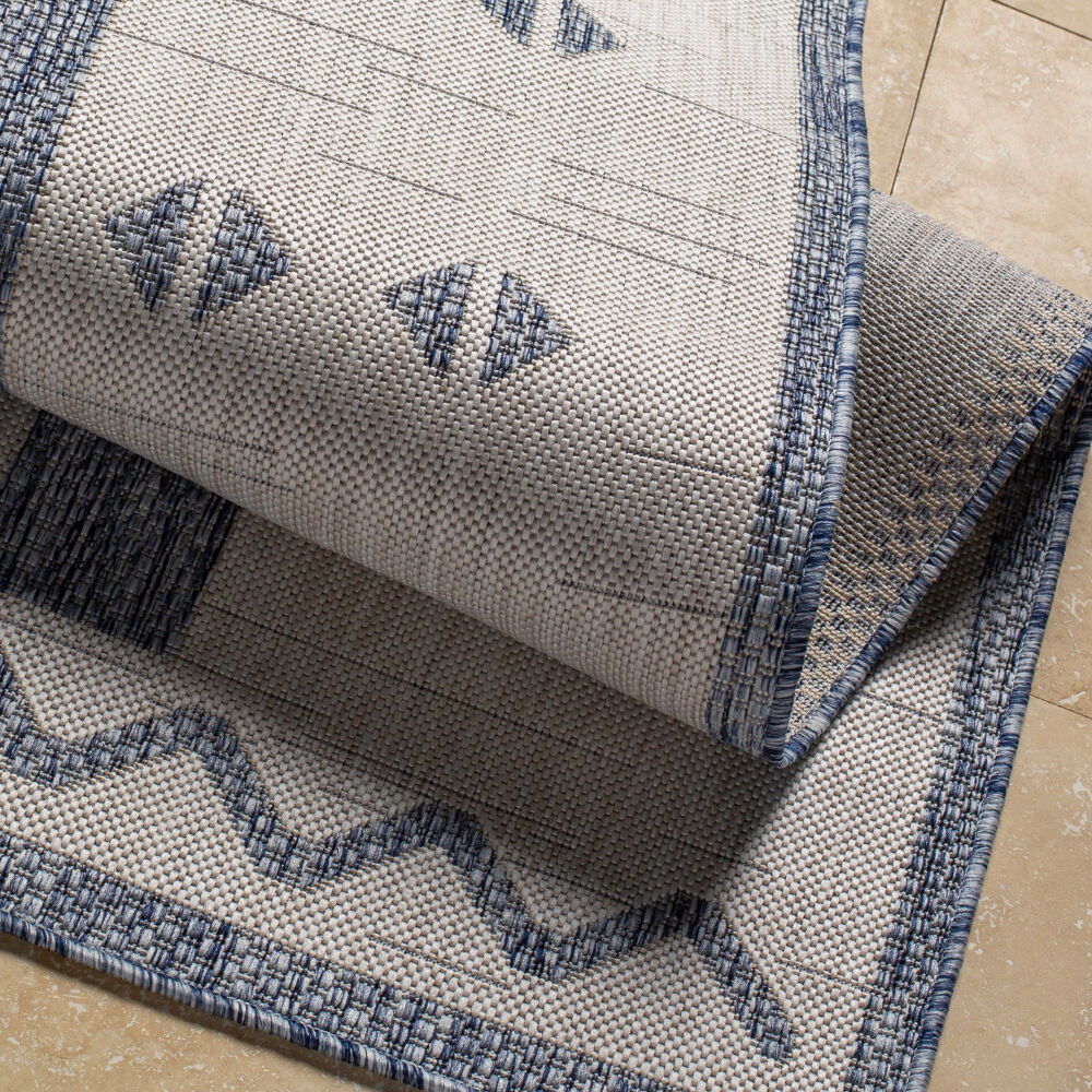 Tuareg Machine Woven Rug
